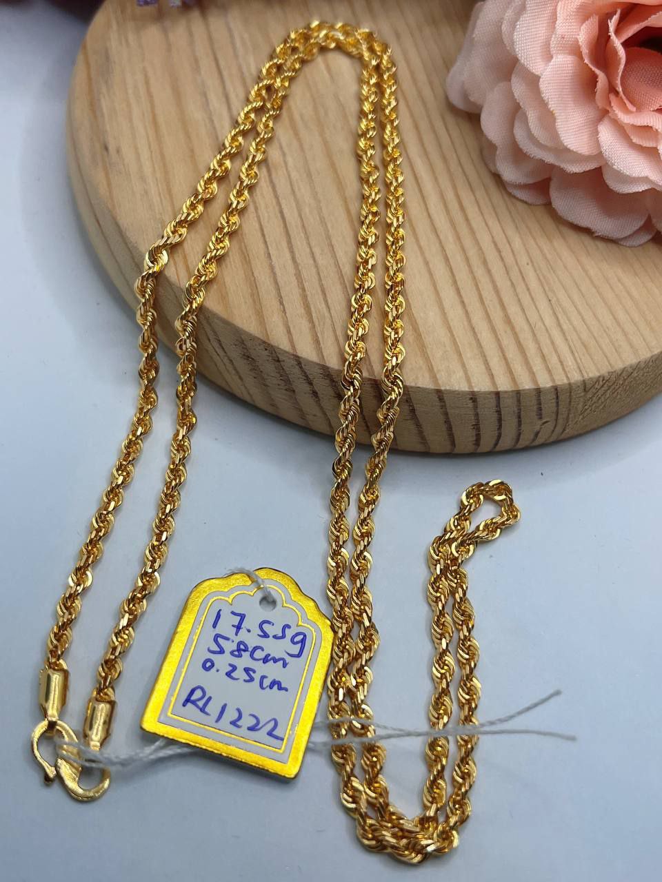 RL B:17,55 gram, 58 cm 