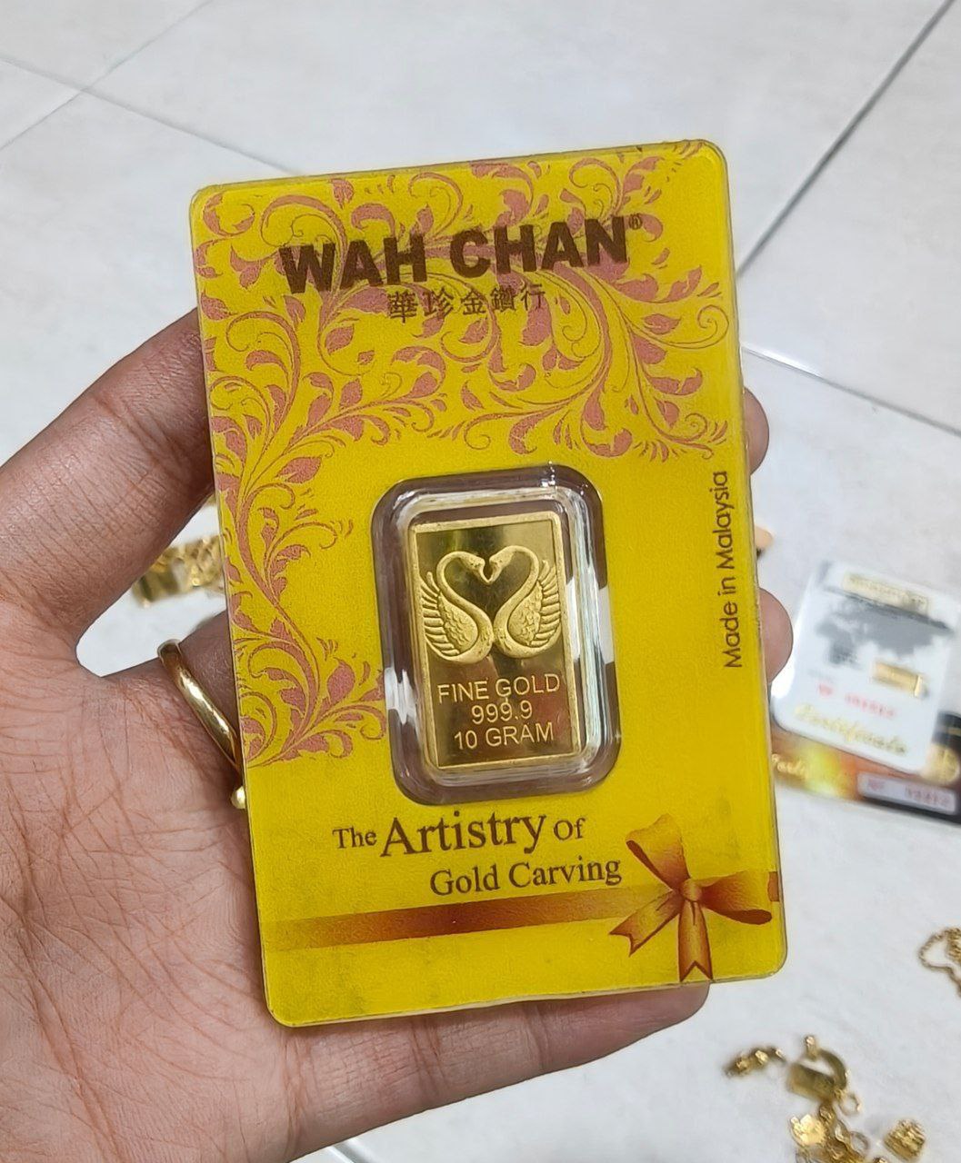 GOLD BAR 10 GRAM, 999,9 